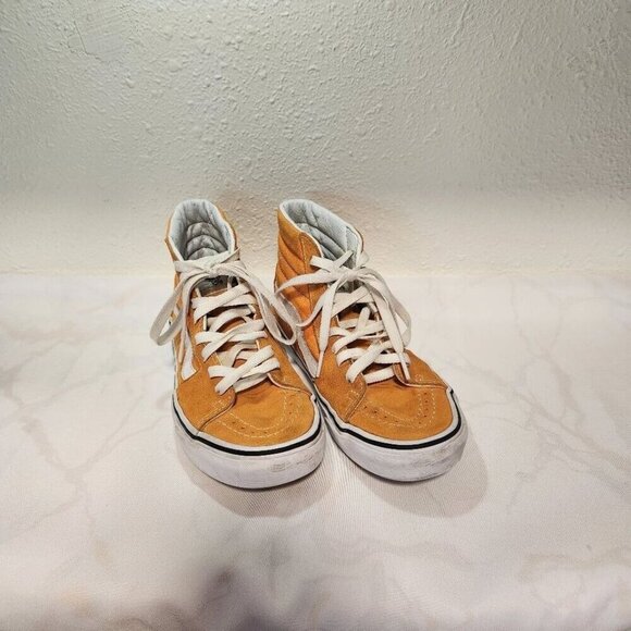 Vans SK8-Hi Sneakers Hi-Top Desert Sun‎ Orange Suede Upper Adult Size 4 / 5.5 - Picture 1 of 10